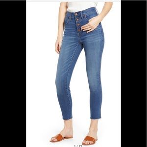 Madewell 10” high rise crop
